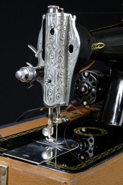 vintage dikiş makinesi detay