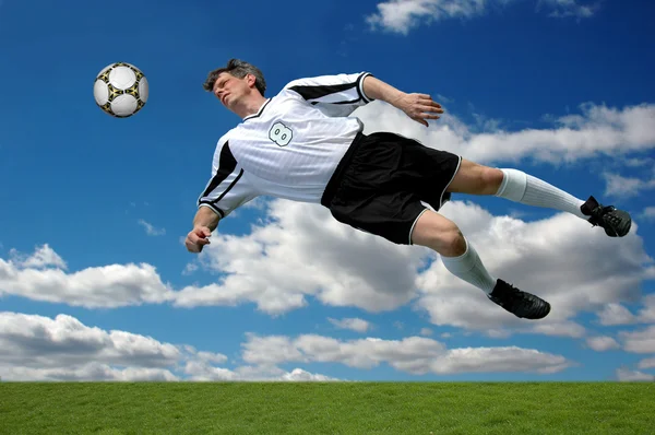 Fußball-Aktion — Stockfoto