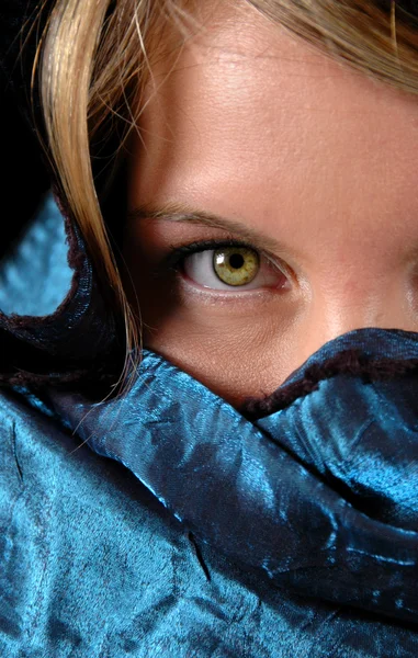 yeşil göz yakın çekim