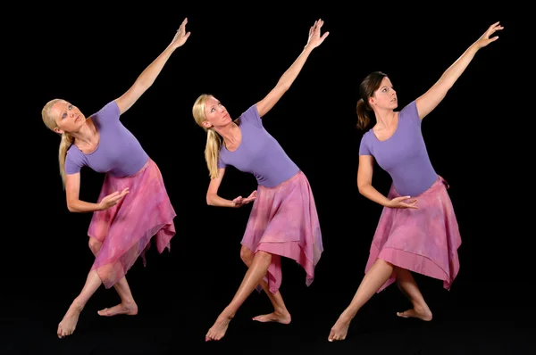 Três bailarinas — Fotografia de Stock