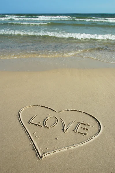 Amor y playa —  Fotos de Stock