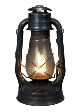 Oil Lamp (With CLipping Path clipart