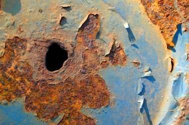 acı dolu paslı metal