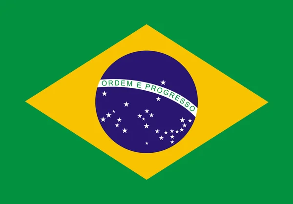 Braziliaanse vlag — Stockfoto