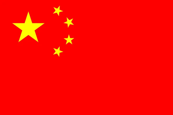 Bandera china — Foto de Stock