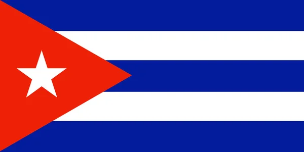 Drapeau cubain — Photo
