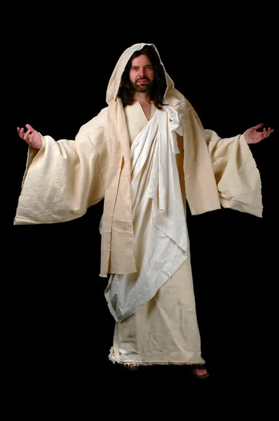 Jesus mit offenen Armen — Stockfoto