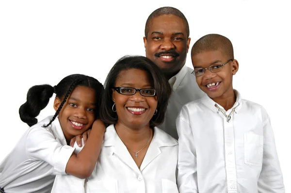 Famiglia di quattro persone — Foto Stock