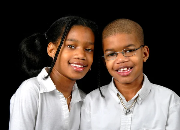 Syster och bror — Stockfoto