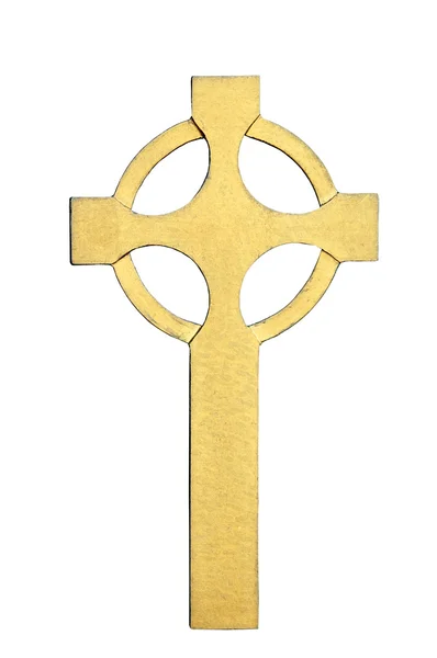 Golden Celtic Cross — Stock Photo, Image