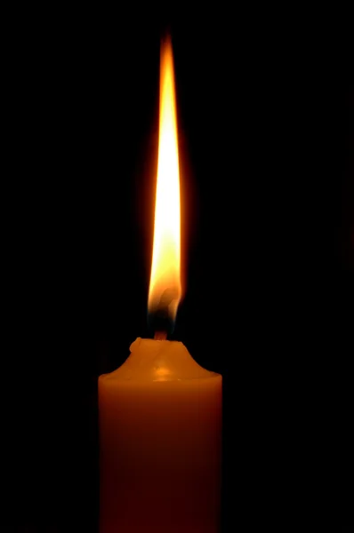 Candle in the Dark — Stock Photo, Image