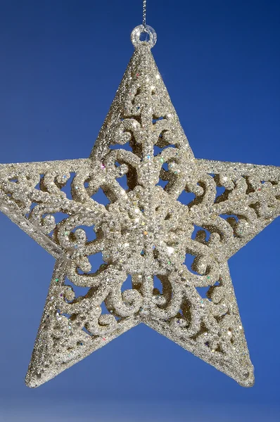 Рождественский орнамент звезды — стоковое фото
