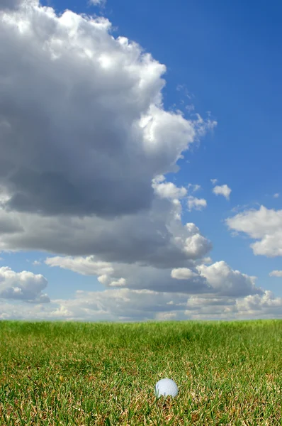 Golf ball on Fairway — Stock Photo, Image