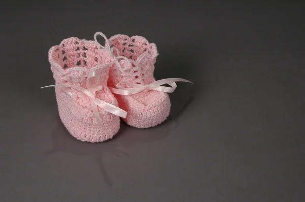 Booties for Baby Girl — Stock Photo, Image