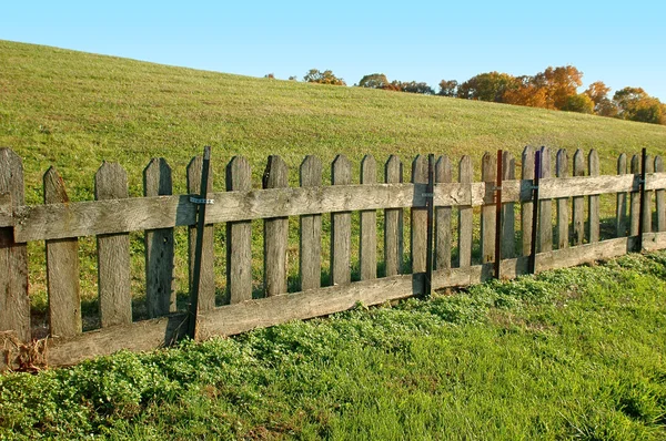 Old wood fence — Stock Photo, Image