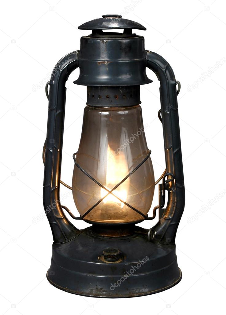 Oil Lamp (With CLipping Path