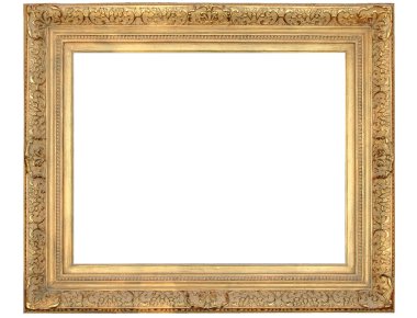 süslü altın çerçeve