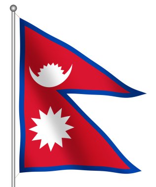 nepal sallayarak bayrak