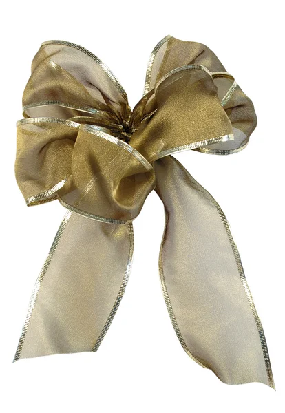 hediye yay altın tonlarda