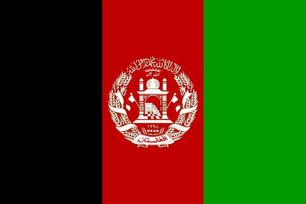 Bandeira do Afeganistão — Fotografia de Stock