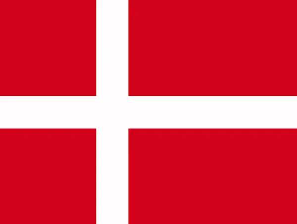 Bendera Denmark — Stok Foto