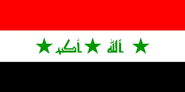 Iraks flagg — Stockfoto