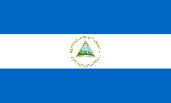 Прапор Нікарагуа — стокове фото