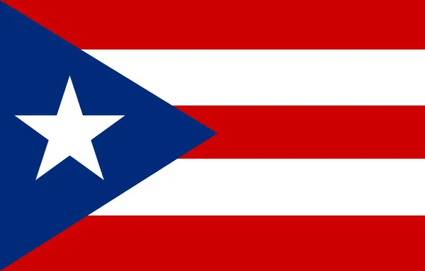 Drapeau de Porto Rico — Photo