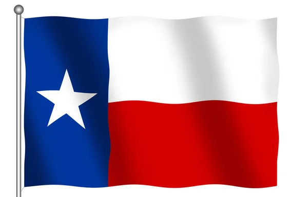 Flagge von Texas — Stockfoto