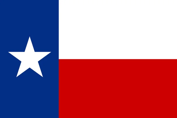 Flagge von Texas — Stockfoto