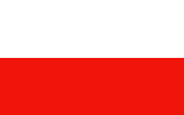 Bendera Polandia — Stok Foto