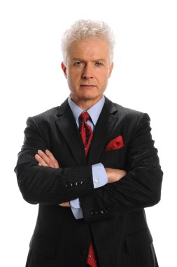 Olgun iş adamının portresi