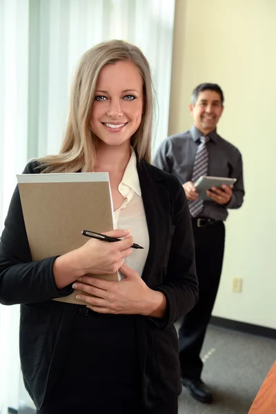 Businesswoman In Office — Stock Photo, Image