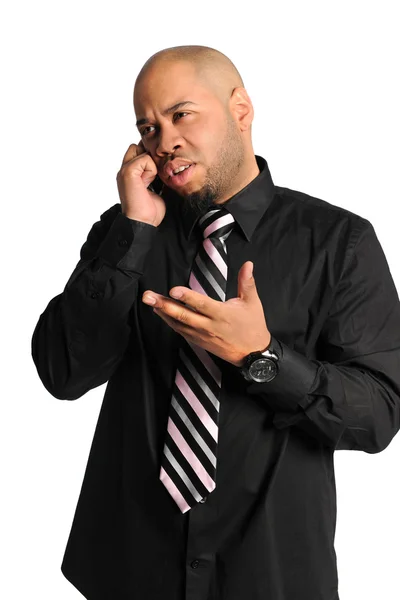 Businessman Using Cellphone — Stock Photo, Image