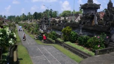 Penglipuran geleneksel köy mimarisi, Bangli, Bali, Endonezya