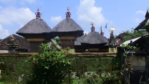 Penglipuran Traditionele Dorpsarchitectuur Bangli Bali — Stockvideo