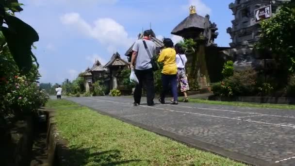 Penglipuran Traditional Village Architecture Bangli Bali Indonesia — Stock Video