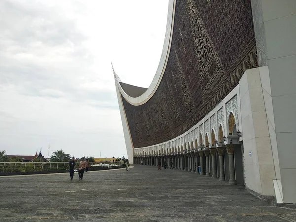 Велика Мечеть Західної Суматри Паданг Індонезія Травня 2022 Року — стокове фото