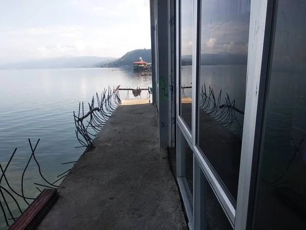 Λίμνη Singkarak Solok Δυτική Σουμάτρα Ινδονησία Όμορφη Λίμνη Στοκ Φωτογραφίες — Φωτογραφία Αρχείου