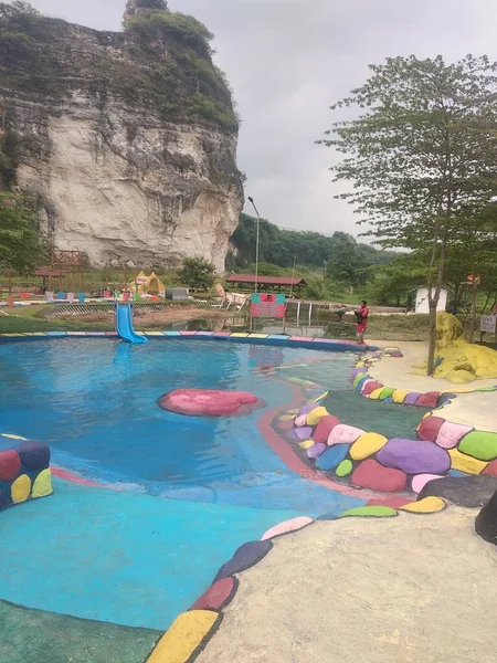 Sitio Turístico Cueva Lalay Klapanunggal Bogor Java Occidental Indonesia Mayo —  Fotos de Stock