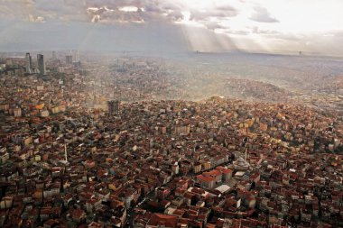 İstanbul yüksek şehir manzaralı