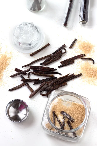 Homemade vanilla sugar — Stock Photo, Image