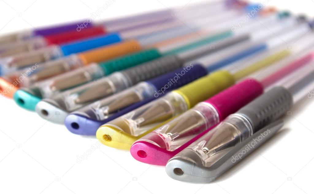 Multicolored pens