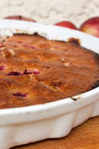 Strawberry äppelpaj — Stockfoto