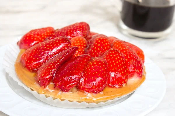 Strawberry small tart — Stock Photo, Image