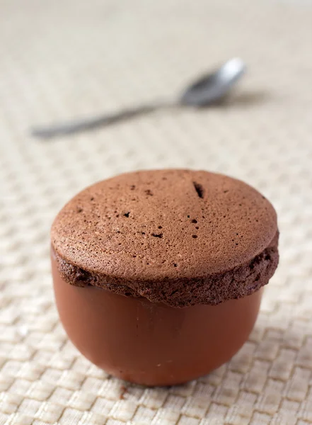 Шоколадный суфле — стоковое фото