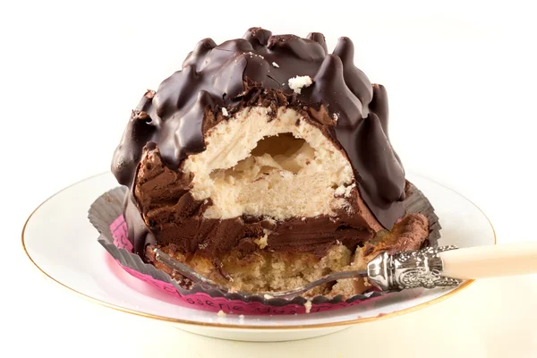 Chocolate small cake — Stock Photo, Image