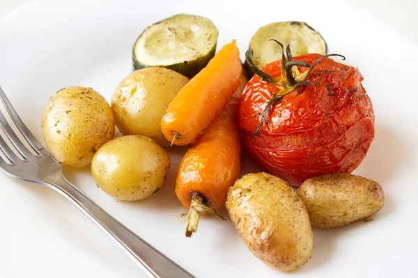 Печёные овощи — стоковое фото