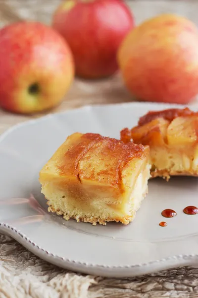 Gâteau aux pommes — Photo