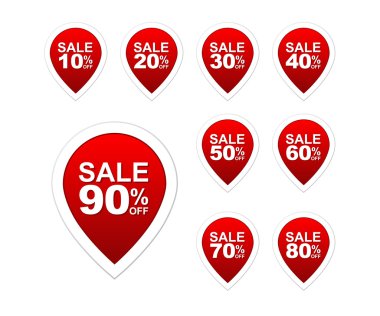 Kırmızı Satılık Etiketler